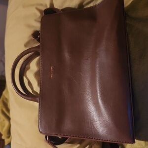 Mat nat brown  vintage bag shoulder